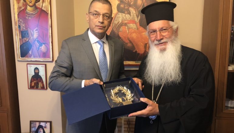 Στο Μητροπολίτη Θηβών ο Υφυπουργός Εθνικής Άμυνας