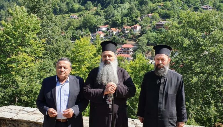 Ο Μητροπολίτης Σταγών στον ορεινό όγκο του Ασπροποτάμου