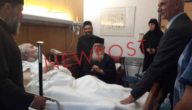 Το συγκινητικό αντάμωμα του Πατριάρχη Ειρηναίου με τον Αρχιεπίσκοπο Ιερώνυμο