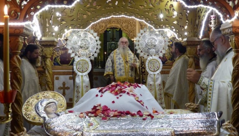 Προεόρτιος Αγρυπνία επί τη εορτή της Παναγίας στον Μητροπολιτικό Ναό Καστοριάς