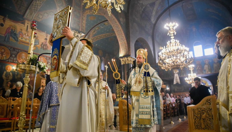 Η εορτή της Κοιμήσεως της Θεοτόκου στην Ι.Μ. Νέας Ιωνίας