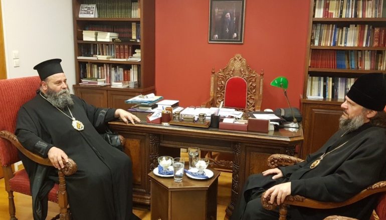 Ο Αρχιεπίσκοπος Βερέγιας στον Μητροπολίτη Ιωαννίνων
