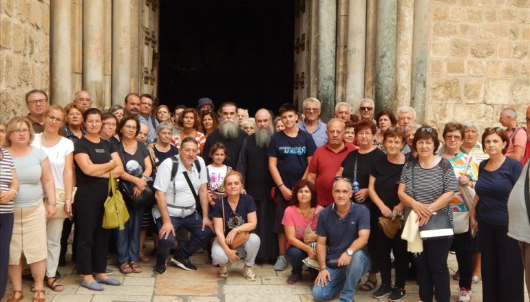 Ιεραποδημία Μητροπόλεως Άρτης στα Ιεροσόλυμα