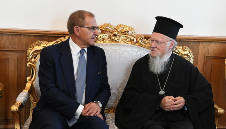 Ο Υφυπουργός Εξωτερικών της Ελλάδος στο Οικουμενικό Πατριαρχείο