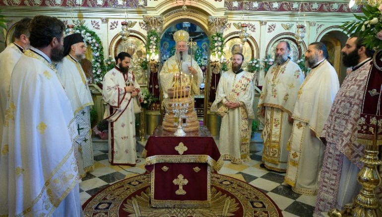 Ο εορτασμός του Αγίου Ιωάννου του Θεολόγου στην Ι. Μ. Χαλκίδος