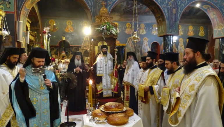 Μέγας Πολυαρχιερατικός Εσπερινός του Αγ. Ευσταθίου στη Ν. Ιωνία
