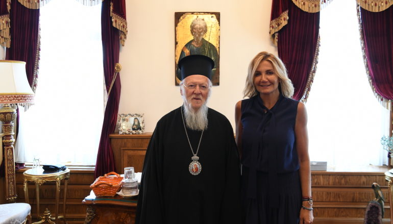 Στον Οικουμενικό Πατριάρχη η Μαρέβα Γκραμπόφσκι – Μητσοτάκη