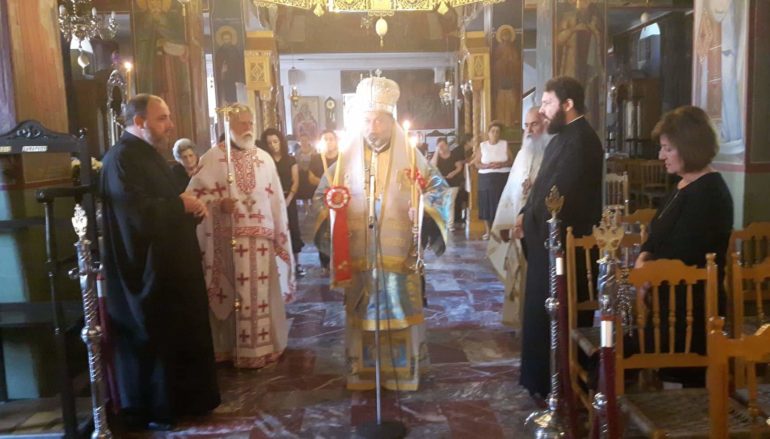 Ο Μητροπολίτης Πτολεμαΐδος στον Ι. Ναό Αγίου Νικολάου Ερέτριας