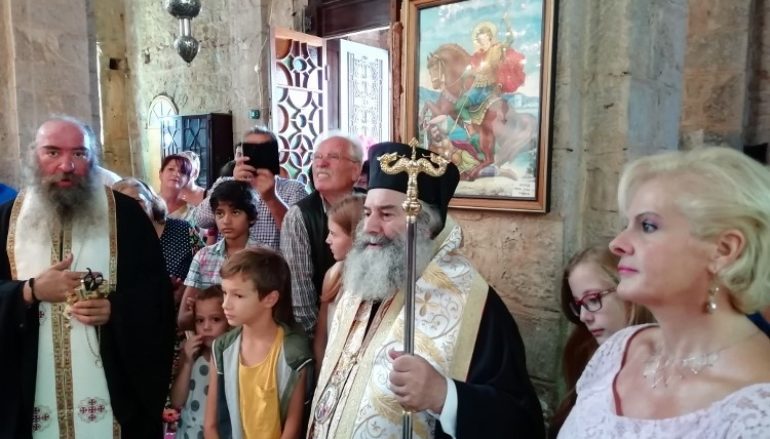 Εγκαίνια προσκυνηταρίου από τον Μητροπολίτη Μάνης