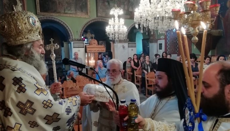 Ο Μητροπολίτης Μάνης Χρυσόστομος στον Κεφαλά Λακωνίας