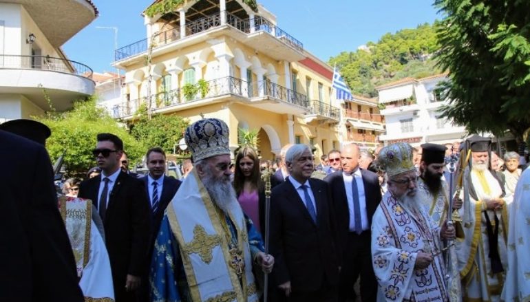 Ὁ Πρόεδρος τῆς Δημοκρατίας στήν 448η ἐπέτειο τῆς Ναυμαχίας Ναυπάκτου
