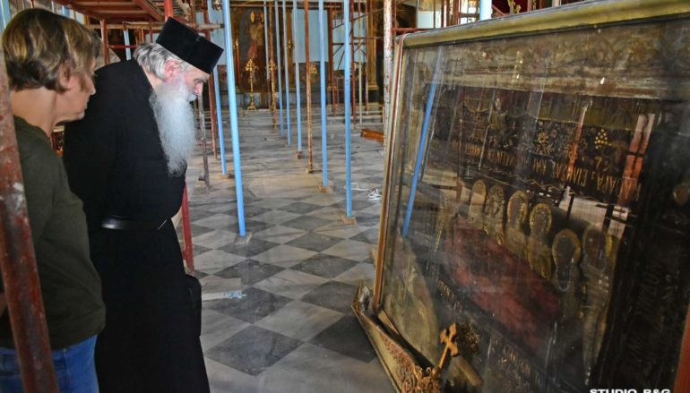 Ξεκίνησαν εργασίες συντήρησης στον Άγιο Νικόλαο Ναυπλίου