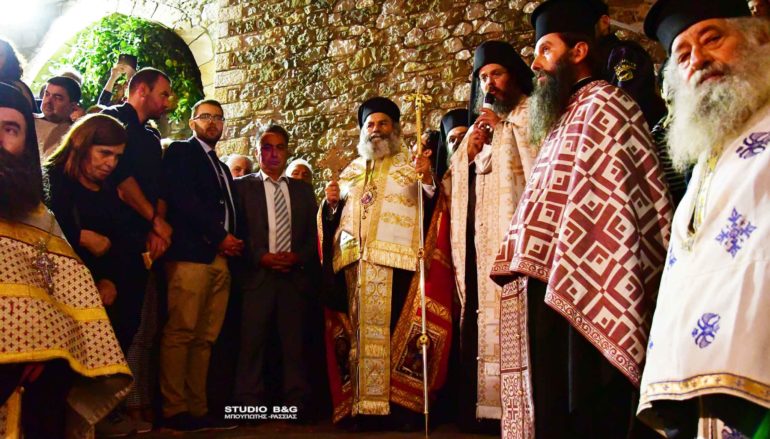 Ο Μητροπολίτης Μάνης στην πανηγυρίζουσα Ι. Μονή Αγ. Δημητρίου Καρακαλά