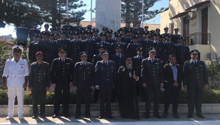Ο Μητροπολίτης Ρεθύμνης στην Ονοματοδοσία νέων Αστυφυλάκων