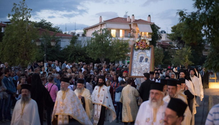 Μεθέορτος Εσπερινός της Παναγίας Βουρλιώτισσας στη Ν. Φιλαδέλφεια