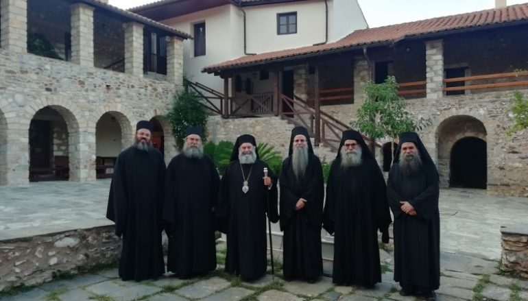 Ο Μητροπολίτης Μάνης στην Ι. Μονή Αγ. Τεσσαράκοντα Μαρτύρων Σπάρτης