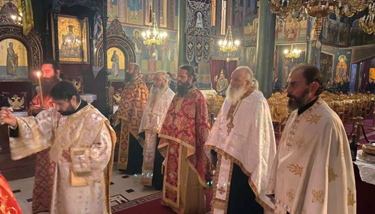 Αγρυπνία στον Μητροπολιτικό Ναό Γρεβενών για τα Εισόδια της Θεοτόκου