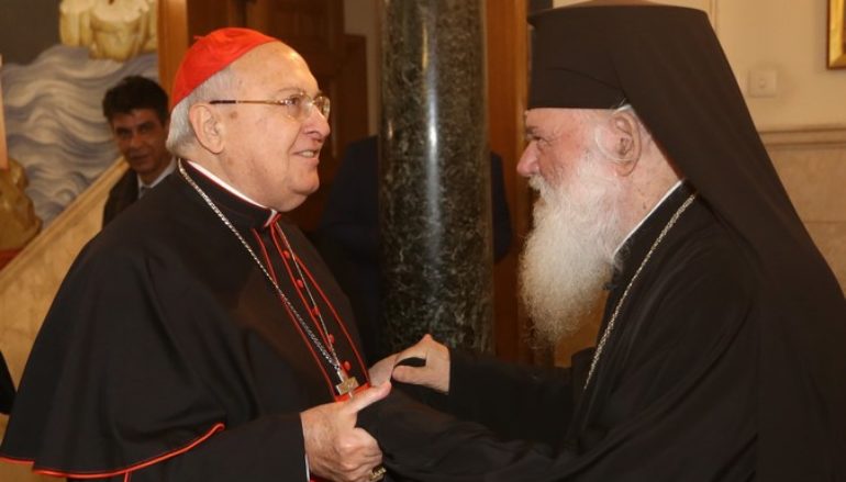 Συνάντηση Αρχιεπισκόπου με τον Καρδινάλιο Leonardo Sandri
