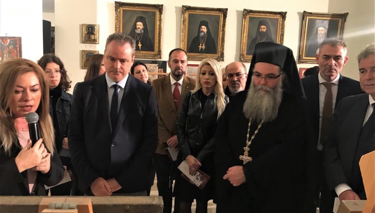 Εγκαίνια έκθεσης Εικόνων της Αγίας Αικατερίνης στην Ι. Μ. Κίτρους