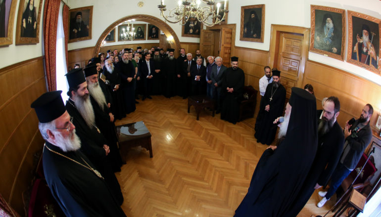 Παρουσίαση του νέου Πρωτοσυγκέλλου της Ιεράς Αρχιεπισκοπής Αθηνών