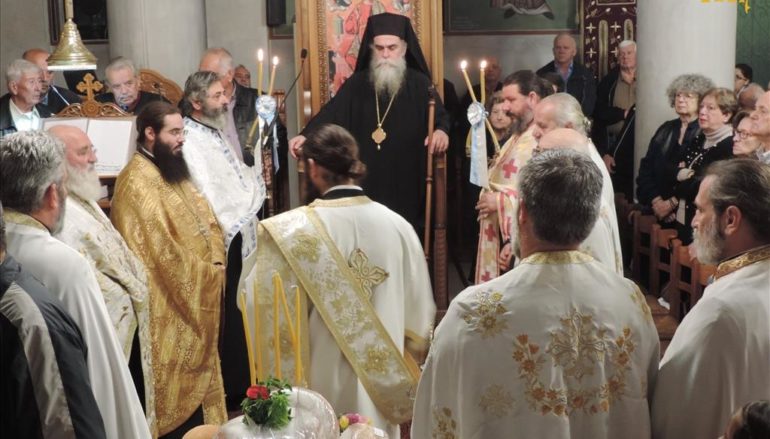 Αρχιερατικός Εσπερινός στον Ι. Ναό Παμμεγίστων Ταξιαρχών Άρτης