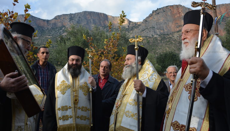 Την Θαυματουργό Εικόνα της Παναγίας Έλωνας υποδέχθηκε το Λεωνίδιο