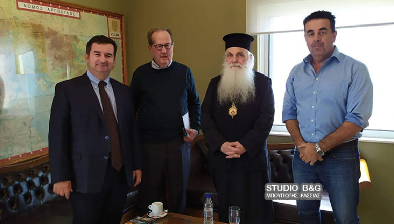 Συνάντηση του Μητροπολίτη Αργολίδος με τον Περιφερειάρχη Πελοποννήσου
