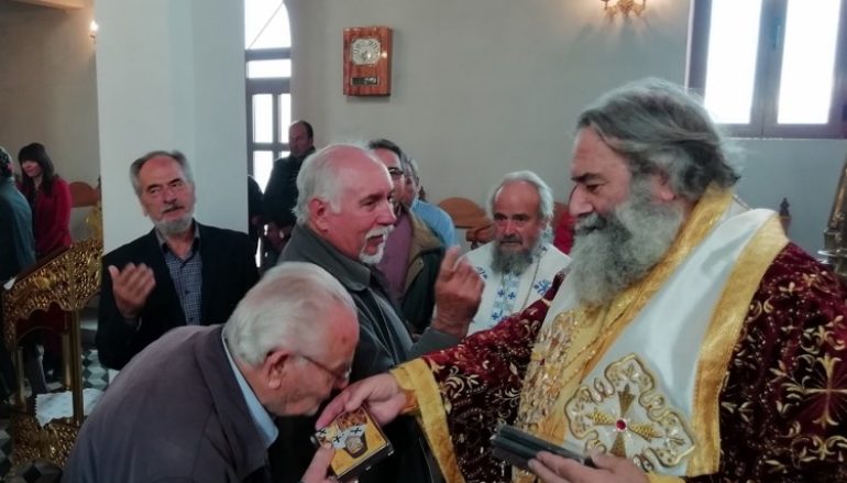 Ο Μητροπολίτης Μάνης στην ενορία του Πλατάνου