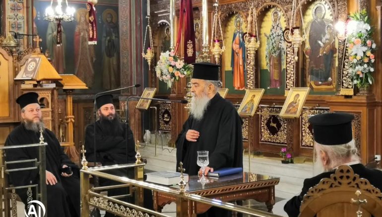 Ο Μητροπολίτης Γόρτυνος ομιλητής στον Ι. Ναό Αγίου Ελευθερίου Αχαρνών