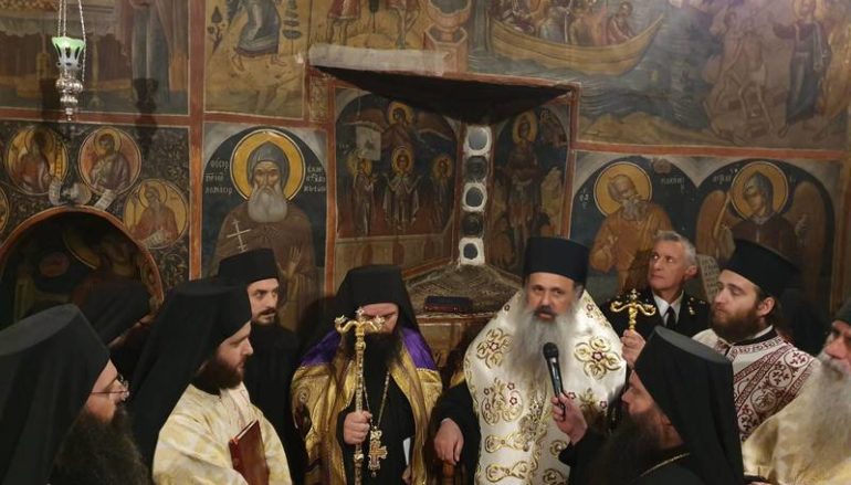 Ενθρόνιση νέου Ηγουμένου στην Ι. Μονή Αγίου Νικολάου Αναπαυσά Μετεώρων
