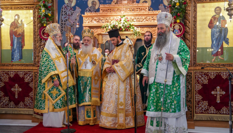 Αρχιερατικό Συλλείτουργο και Χειροτονία Διακόνου στην Κατερίνη