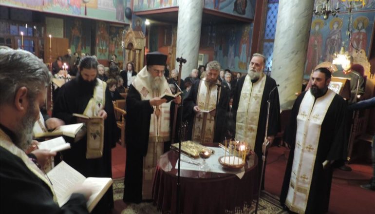 Προεόρτιο Ευχέλαιο στον Ι. Ναό Αγίου Νικολάου Άρτης