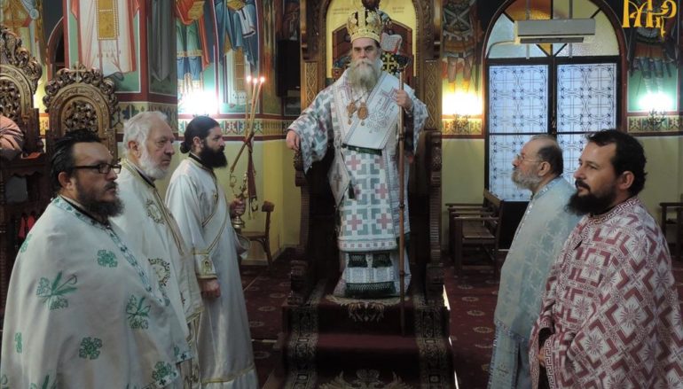 Αρχιερατική Θεία Λειτουργία για μαθητές στο Κομπότι Άρτης
