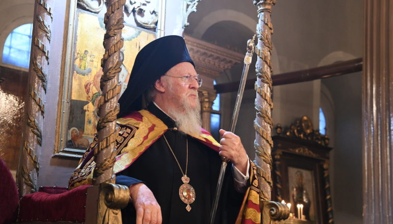 Ο Οικ. Πατριάρχης στον Ιερό Ναό του Αγίου Νικολάου Υψωμαθείων
