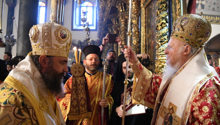 Η χειροτονία του Επισκόπου Ευμενείας Ειρηναίου στο Φανάρι