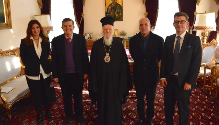 Ο Αθ. Μαρτίνος Άρχων Έξαρχος της Αγίας του Χριστού Μεγάλης Εκκλησίας, στον Οικ. Πατριάρχη