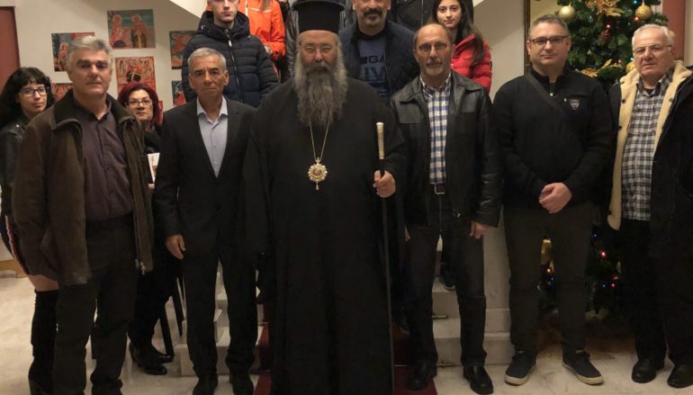 Επίσκεψη πρωταθλητών στίβου στον Μητροπολίτη Κίτρους