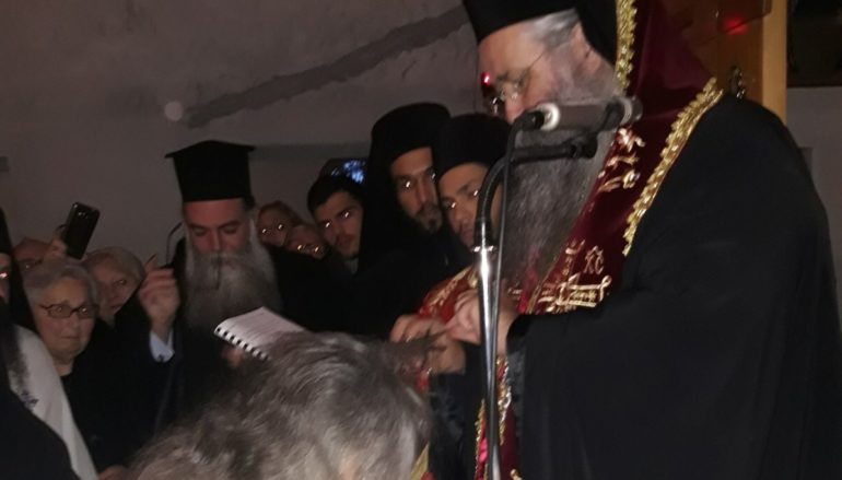 Μοναχική κουρά στην Ι. Μονή Παναγίας Μακρυρράχης Πιερίας