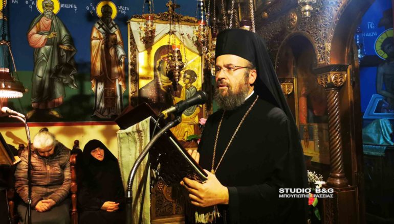 Ο Αρχιμ. Ειρηναίος Παναγιωτόπουλος ομιλητής στην Ι. Μονή Αγ. Μαρίνας Άργους