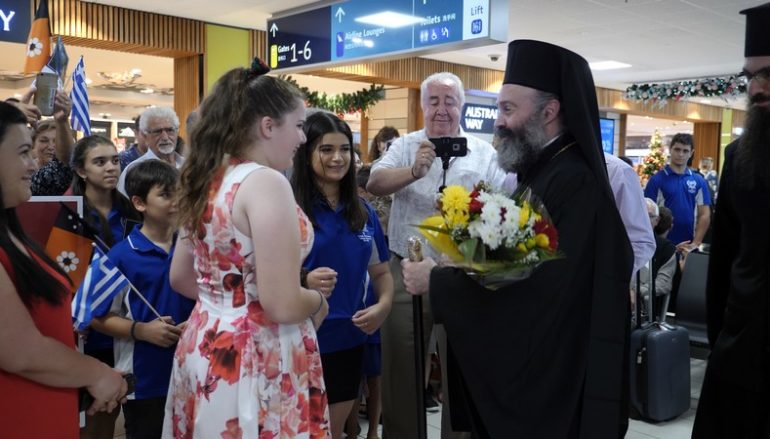 Περήφανος για τους ομογενείς του Ντάργουιν ο Αυστραλίας Μακάριος
