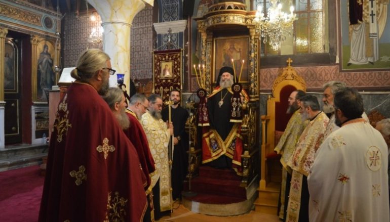 Ο Εσπερινός των Χριστουγέννων στην Ιερά Μητρόπολη Μάνης