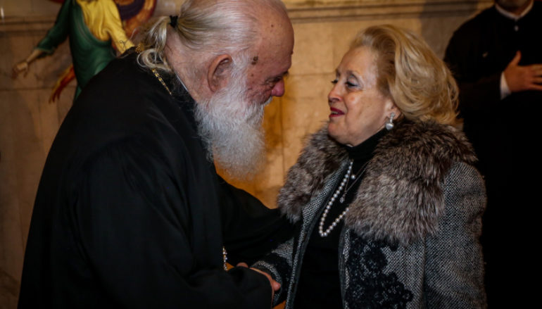 Στον Αρχιεπίσκοπο Ιερώνυμο η Βασιλική Θάνου