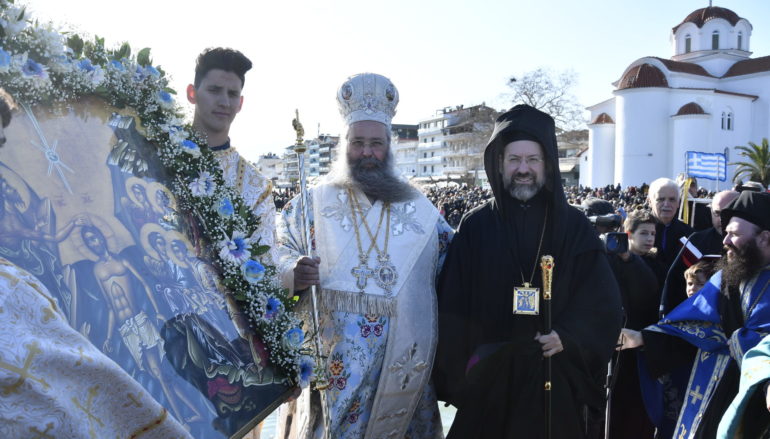 Ο Αρχιεπίσκοπος Τελμησού Ιώβ στην Κατερίνη