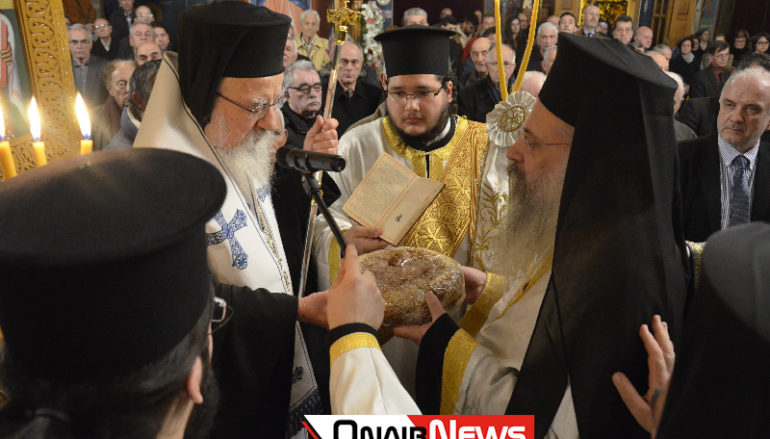 Αρχιερατικός Εσπερινός του Αγίου Αθανασίου στο Μεσολόγγι