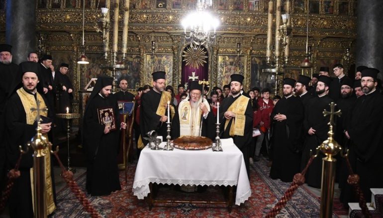 Πρωτοχρονιά στο Οικουμενικό Πατριαρχείο