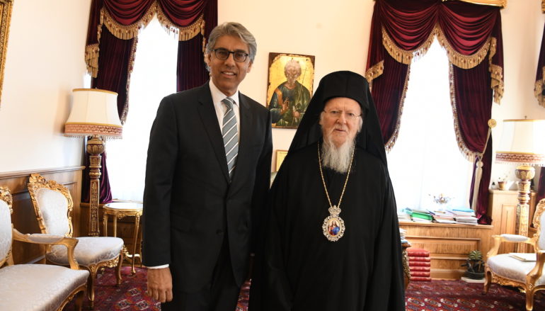 Ο Πρέσβης του Καναδά στην Άγκυρα στο Οικουμενικό Πατριαρχείο