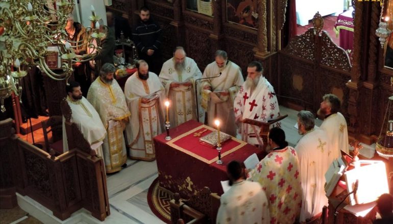 Η Αρχαιοπρεπής Θ. Λειτουργία του Αγίου Γρηγορίου του Θεολόγου στην Ι. Μ. Άρτης