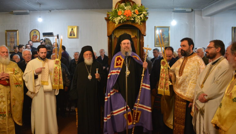Δισαρχιερατικός Εσπερινός του Αγίου Τρύφωνος στην Τρίπολη