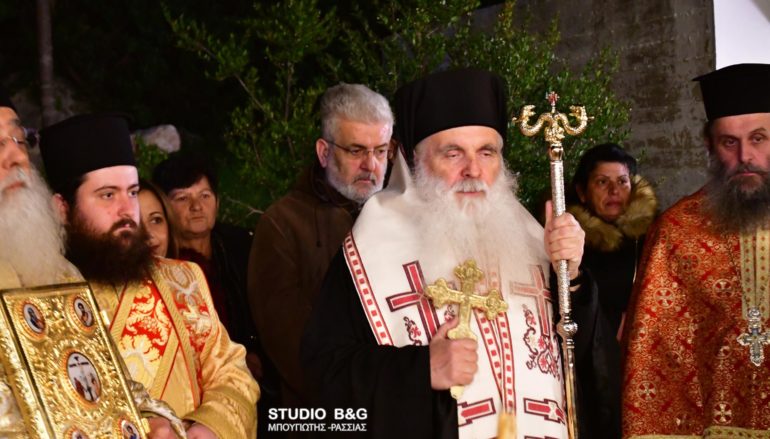 Εσπερινός του Αγίου Αντωνίου στην Ι. Μητρόπολη Αργολίδος