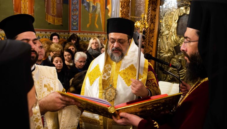 Η ενθρόνιση της Παναγίας Υπαπαντής στην Καλαμάτα